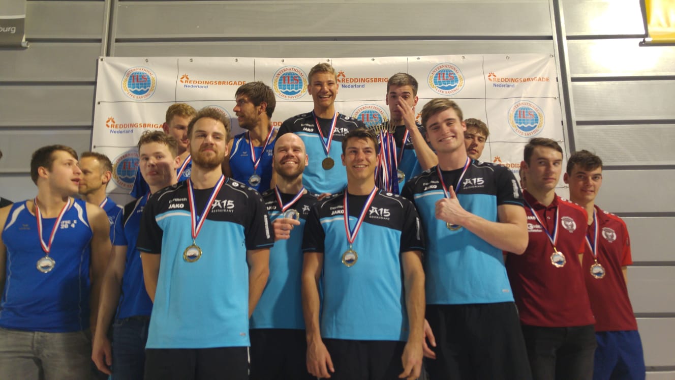 Heren Dordtse Reddingsbrigade Nationaal Kampioen Lifesaving Teams in Vlissingen