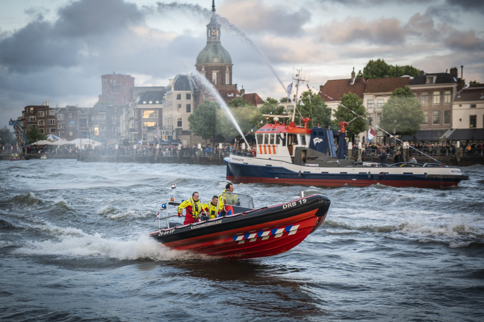 Reddingsboot DRB39 in actie bij Dordt in Stoom